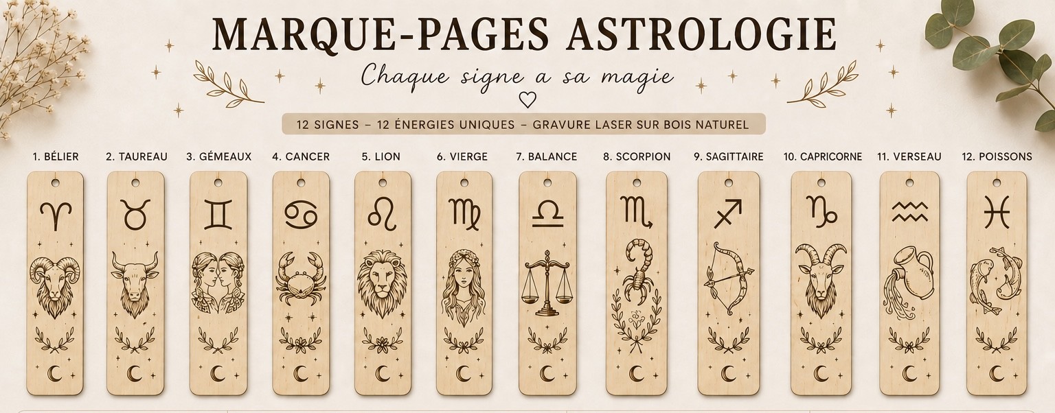 Marque-pages astrologie